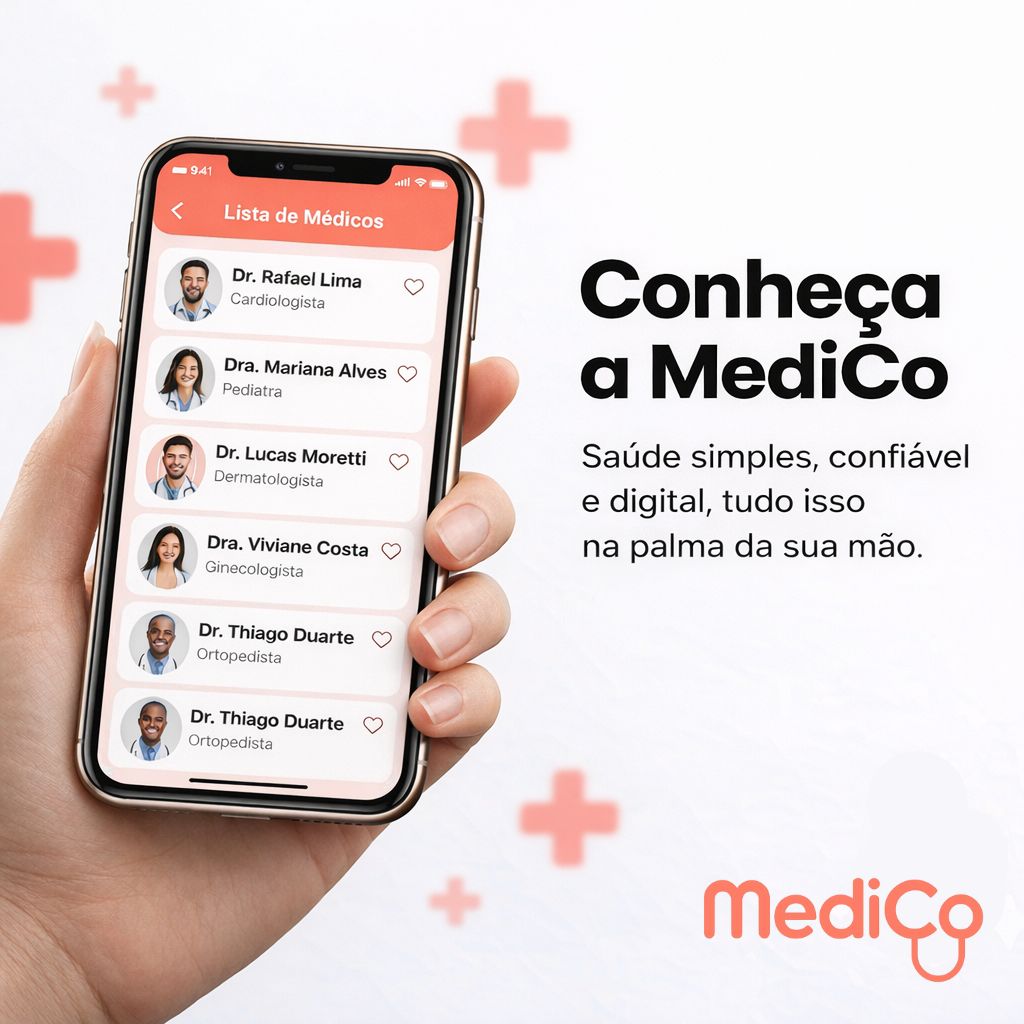 MediCo App - Lista de Médicos